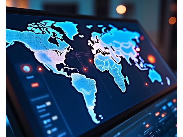 Carte du monde interactive affichant des marqueurs d'événements et de participants